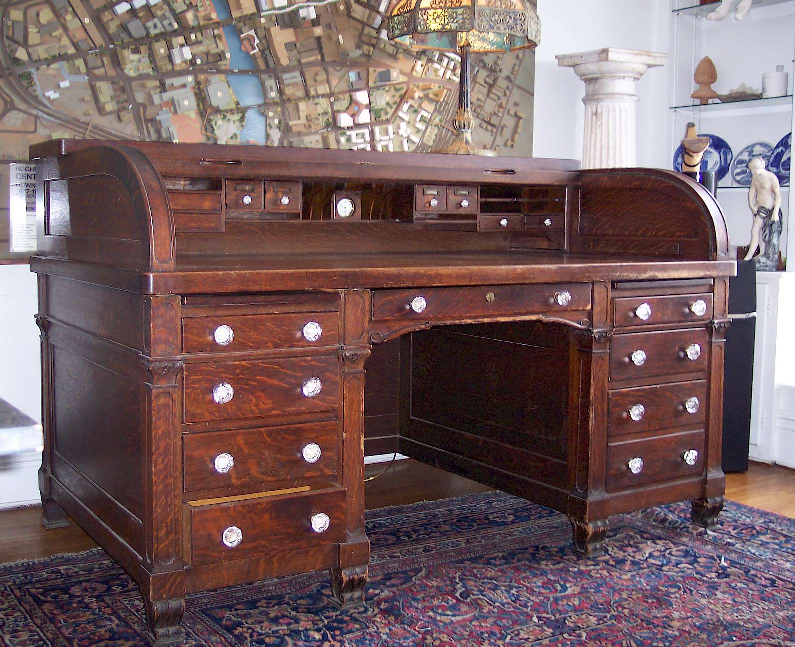 Rolltop Desk For The Doten Dunton Company Fig
