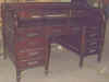 Desk rolltop mahogany 1