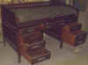 Desk rolltop mahogany 2